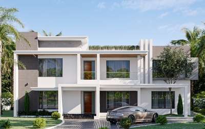 Exterior Designs by Civil Engineer Jaffar CA, Ernakulam | Kolo