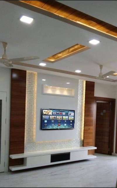 Ceiling, Lighting, Living, Storage Designs by Carpenter Ajay Malviya, Indore | Kolo