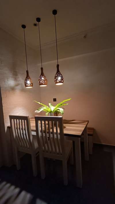 Dining, Furniture, Table, Home Decor, Lighting Designs by Interior Designer Jamshad Vp, Kozhikode | Kolo