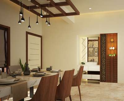 Dining Designs by Contractor sreejith k, Thrissur | Kolo