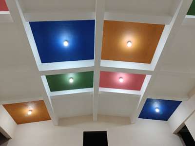 Ceiling, Lighting Designs by Civil Engineer Vastu Foundation, Idukki | Kolo
