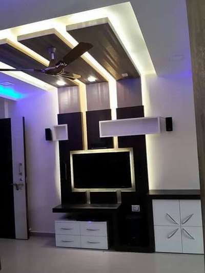 Ceiling, Living, Lighting, Storage Designs by Interior Designer SM Multi Company , Gautam Buddh Nagar | Kolo