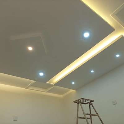 Ceiling Designs by Contractor Emech Builders , Ernakulam | Kolo