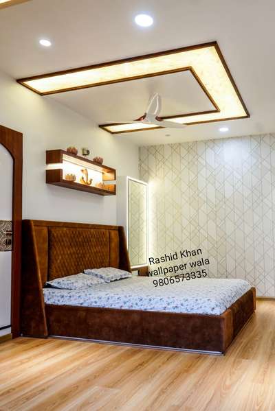 Ceiling, Furniture, Lighting, Bedroom, Storage Designs by Contractor Rashid Khan, Indore | Kolo