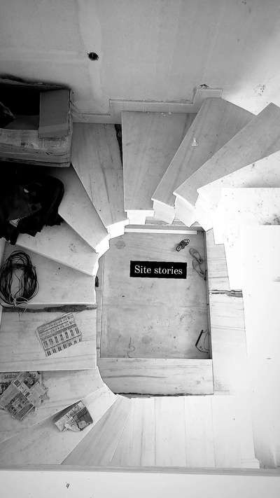 Staircase Designs by Civil Engineer Ajas Anvar, Malappuram | Kolo