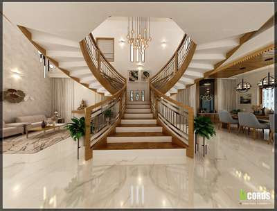 Furniture, Table, Living, Staircase, Home Decor Designs by Civil Engineer Bcords Engineering, Kannur | Kolo