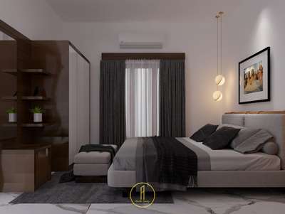 Bedroom, Furniture, Storage, Lighting Designs by Interior Designer Ananthu CS, Alappuzha | Kolo
