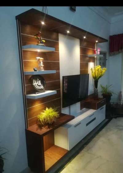 Living, Lighting, Storage Designs by Interior Designer Sarath Soman, Thrissur | Kolo