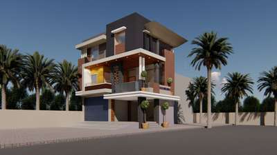 Exterior Designs by Civil Engineer Pappu Chouhan, Ujjain | Kolo
