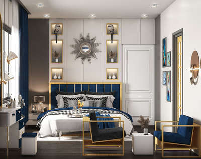 Furniture, Lighting, Storage, Bedroom Designs by Interior Designer Råvi Patidar, Indore | Kolo