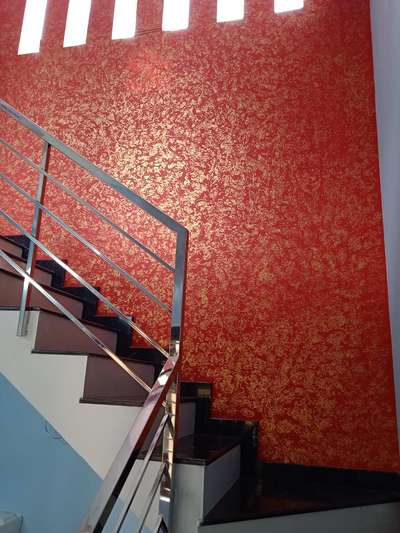 Staircase, Wall Designs by Painting Works shahabas shah, Kozhikode | Kolo