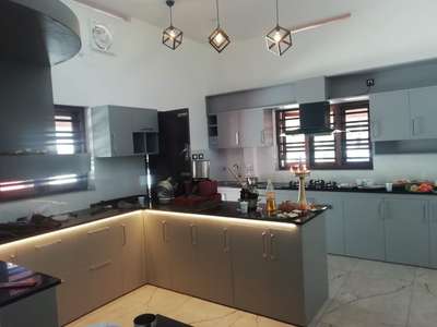 Kitchen, Storage, Lighting Designs by Home Owner Jaya Krishnan, Alappuzha | Kolo