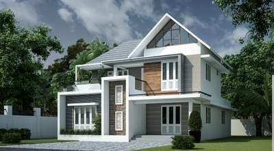 Exterior Designs by Civil Engineer Avery Homes, Thrissur | Kolo