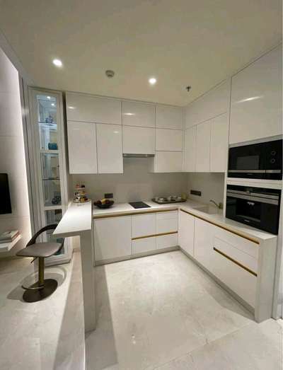 Kitchen, Lighting, Storage Designs by Interior Designer Muskank Interiors, Gurugram | Kolo