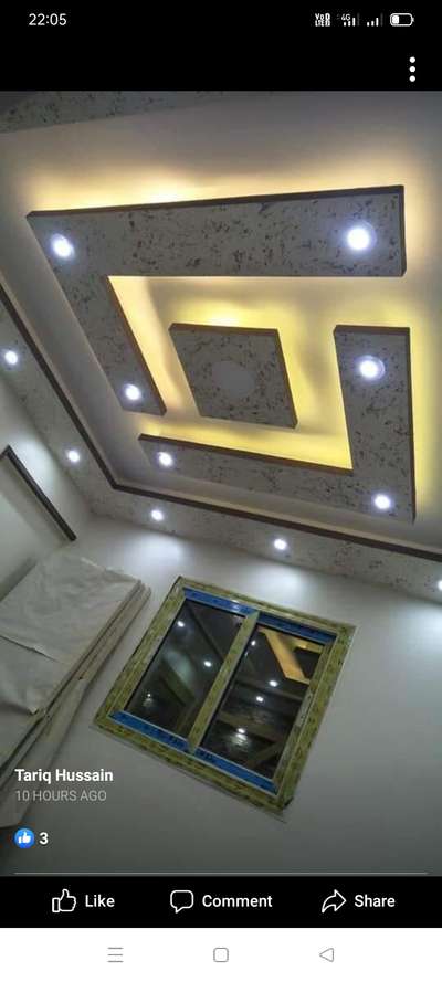 Ceiling, Lighting, Window Designs by Carpenter Sajid Construction, Gurugram | Kolo