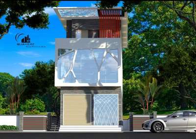 Exterior Designs by Civil Engineer Renjuraj r Quakerz Builders, Kollam | Kolo