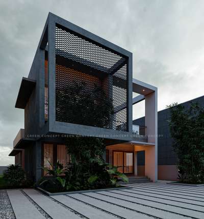 Exterior Designs by Civil Engineer Hamdad Hameed, Kollam | Kolo