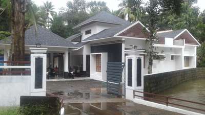 Exterior, Outdoor Designs by Painting Works olive   we make your dreams, Kottayam | Kolo