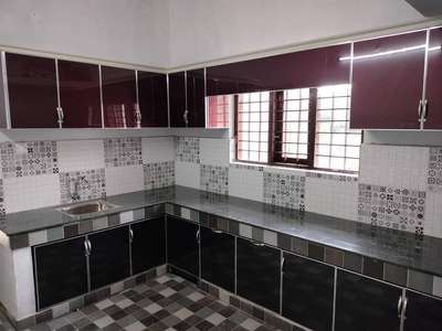 Kitchen, Storage Designs by Contractor faizal Ahmed, Thiruvananthapuram | Kolo