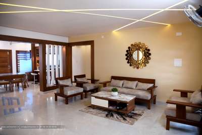 Furniture, Lighting, Living, Table, Ceiling Designs by Interior Designer  Wallmarker Builders And Interiors Thalassery, Kannur | Kolo