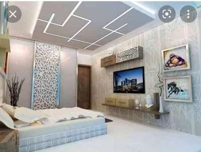 Ceiling, Bedroom, Furniture Designs by Contractor Amit Aggarwal, Delhi | Kolo