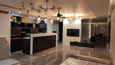 Ceiling, Lighting, Home Decor, Kitchen, Storage Designs by Interior Designer Sandeep Sindwani, Faridabad | Kolo