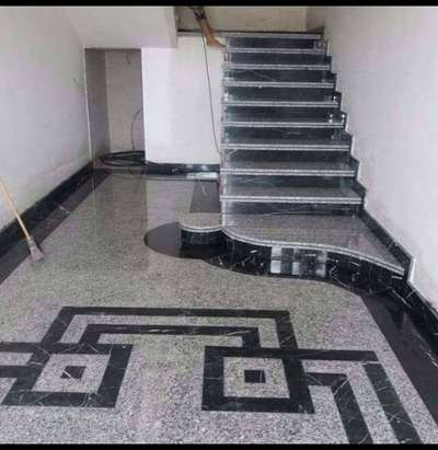 Flooring, Staircase Designs by Civil Engineer Juber Tomar, Ghaziabad | Kolo