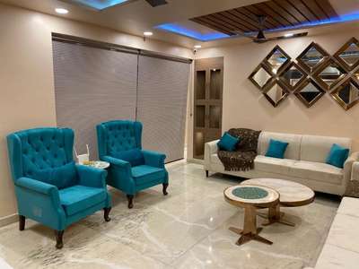 Furniture, Lighting, Living, Ceiling, Table Designs by Contractor MAK interiors, Gautam Buddh Nagar | Kolo