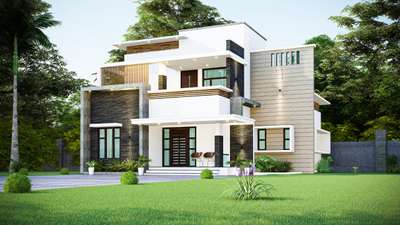 Exterior Designs by Contractor Muhammed Shihasudheencs, Ernakulam | Kolo