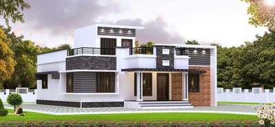 Exterior Designs by Contractor Thomas Mathew, Pathanamthitta | Kolo