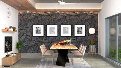 Dining, Furniture, Table, Wall, Storage Designs by Architect Carpediem Architects, Ernakulam | Kolo