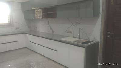 Kitchen, Storage Designs by Contractor sawriya Intaliyan marbel fiting, Udaipur | Kolo