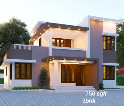 Exterior, Lighting Designs by Contractor Leeha builders Rini-7306950091, Kannur | Kolo