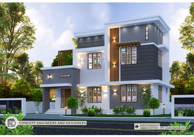 Exterior, Home Decor, Lighting Designs by Civil Engineer Manu Ts, Thrissur | Kolo