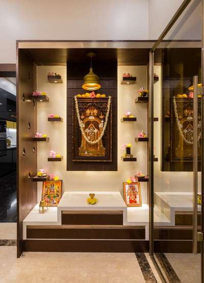 Lighting, Storage, Prayer Room Designs by Architect Geetey And Sons Pvt Ltd, Jaipur | Kolo
