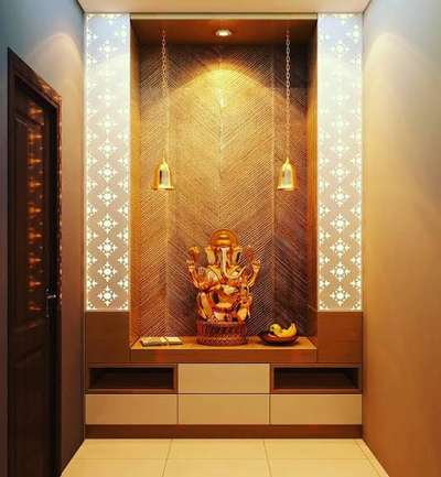 Prayer Room, Storage Designs by Interior Designer Sudheesh Aradhana, Palakkad | Kolo