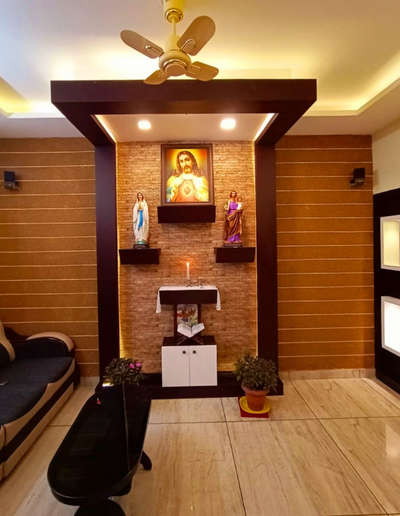 Prayer Room Designs by Interior Designer Jibin m George, Ernakulam | Kolo