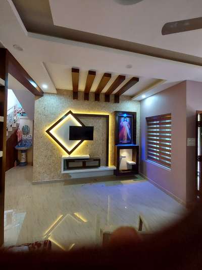 Lighting, Living, Storage Designs by Interior Designer dinesh kumar, Pathanamthitta | Kolo