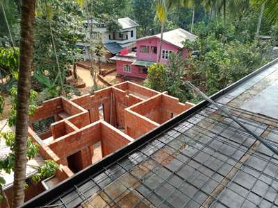Exterior, Roof Designs by Contractor muhammed hashif, Malappuram | Kolo