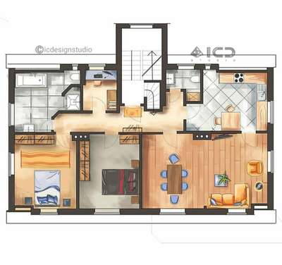 Plans Designs by Architect ICD Architects and   Vastu Consultants, Kollam | Kolo