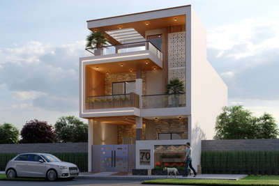 Exterior, Lighting Designs by Building Supplies Nitin Gandhi, Indore | Kolo