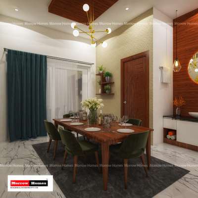 Dining, Furniture, Table Designs by Architect morrow home designs , Thiruvananthapuram | Kolo
