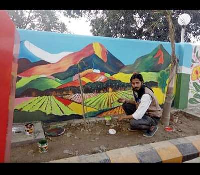 Wall Designs by Painting Works Pritam  Singh, Gautam Buddh Nagar | Kolo