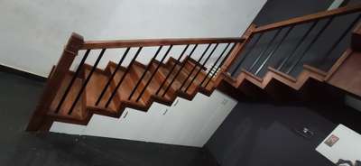 Staircase Designs by Carpenter naisal  ck, Thrissur | Kolo