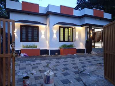 Exterior, Outdoor Designs by Painting Works Retheesh  ravi, Pathanamthitta | Kolo