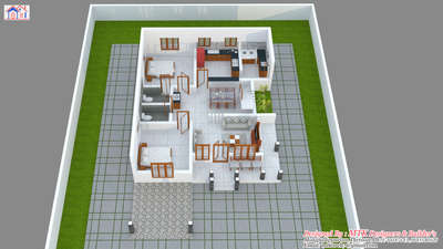 Plans Designs by 3D & CAD MTK  designers and builders , Thrissur | Kolo