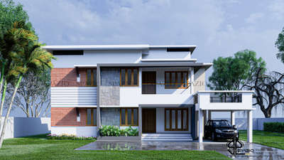Exterior Designs by Civil Engineer Abhinav m, Wayanad | Kolo