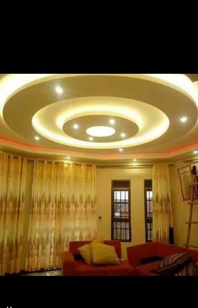 Ceiling, Furniture, Lighting, Living Designs by Contractor Aakash Shakya, Bhopal | Kolo