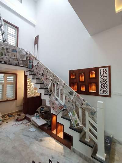Staircase Designs by Interior Designer 𝚒𝚗𝚂𝙸𝙳𝙴  ᴅᴇᴄᴏʀ  ғᴜʀɴɪsʜɪɴɢs , Malappuram | Kolo