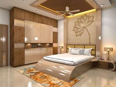 Ceiling, Furniture, Lighting, Bedroom, Storage Designs by Contractor Md Yameen, Palakkad | Kolo